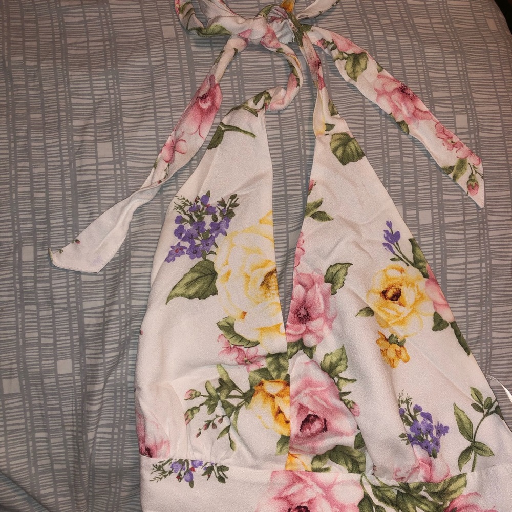 floral maxi dress